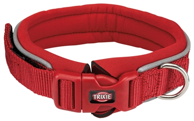 Trixie premium halsband hond neopreen rood