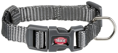 Trixie premium halsband hond grijs