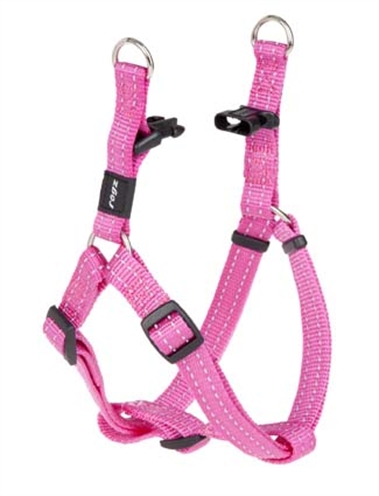 Rogz for dogs snake step-in tuig roze