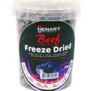 Henart freeze dried beef lung